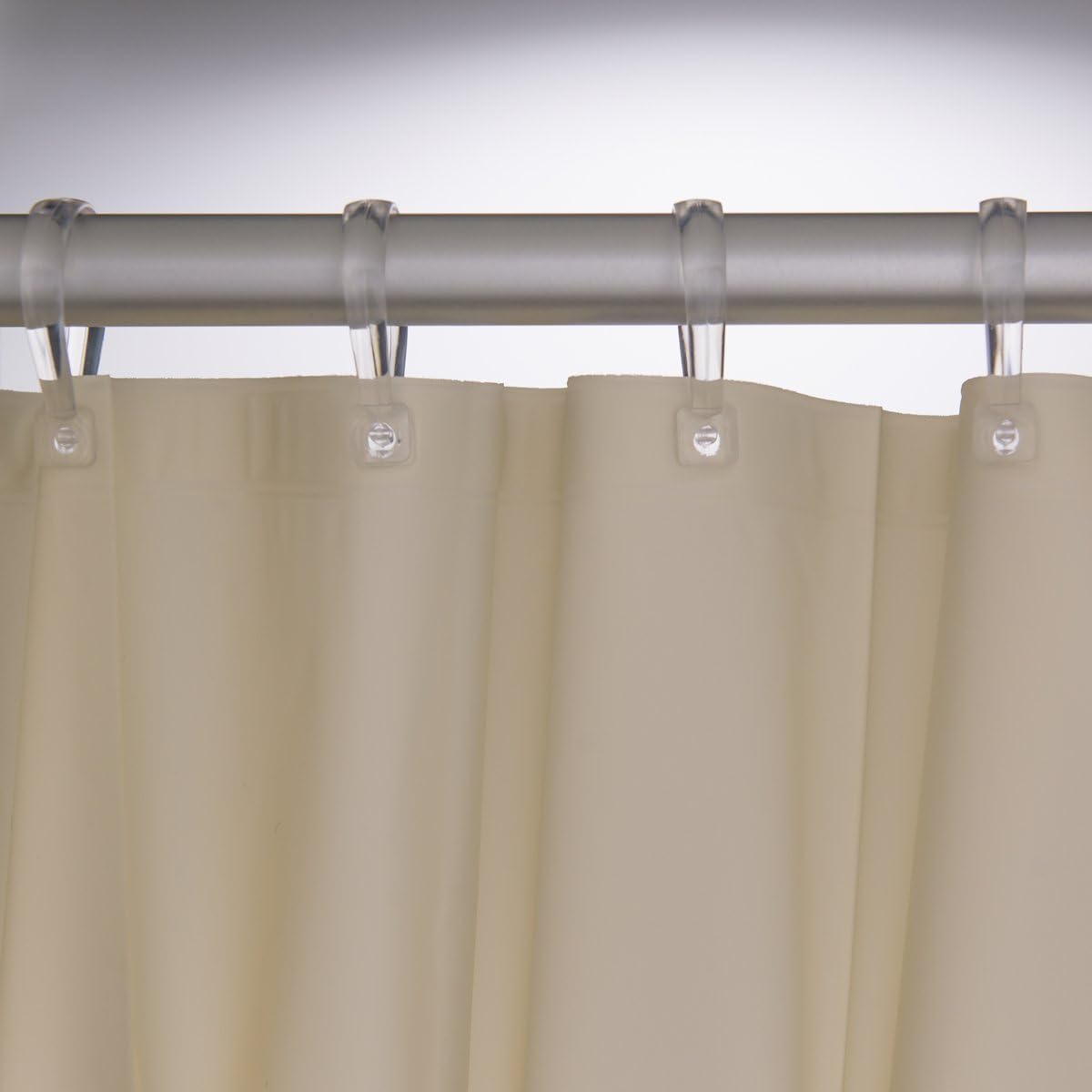 Sealskin Granada Shower Curtain, PEVA, Beige, 240 x 180 cm, W 70.9" x L 94.5" (1 Panels) - Image 5