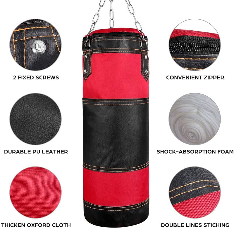 Sac de frappe vide 120cm pour progresser en boxe et karaté