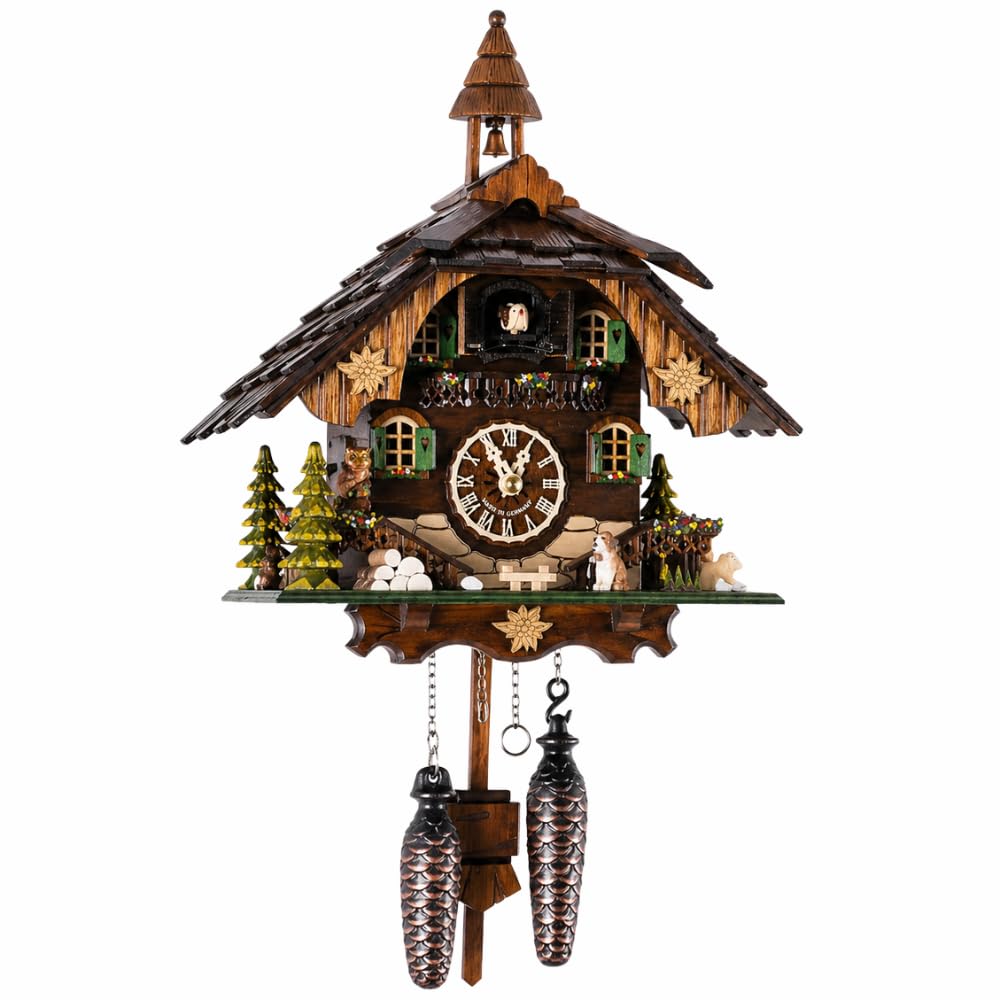 Cuckoo Palace Cuckoo Clock Quartz-movement Chalet-Style 32cm