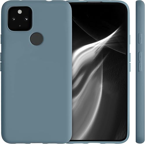 Miniatura 5 de kwmobile Funda compatible con Google Pixel 4a 5G - Funda protectora de silicona TPU suave y delgada - Azul Verde