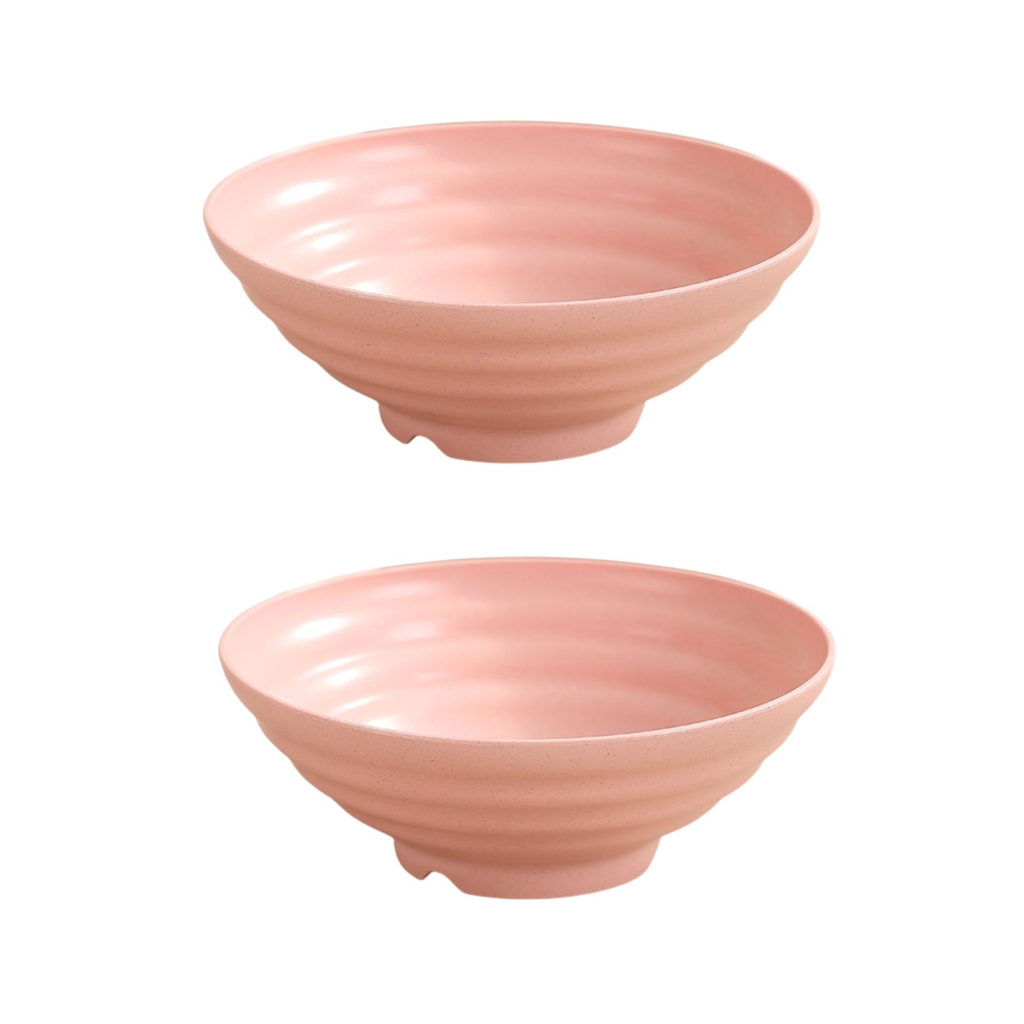 Colorful Wheat Straw Ramen Bowl Set – 7.5” Large Japanese-Style Bowls Set for Soup, Noodle, Salad, Pasta, Rice, Microwave & Dishwasher Safe, Beige, Pack of 2 — Amazon image 13