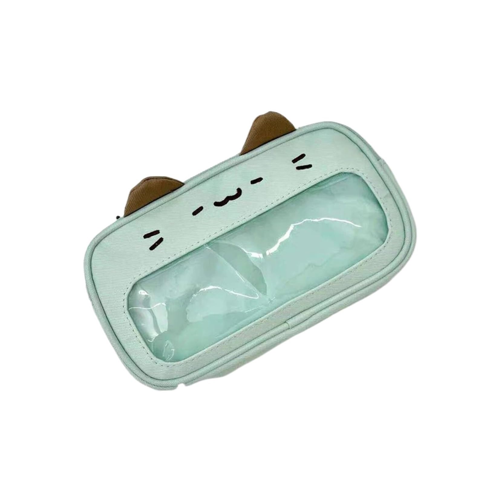 Astuccio trasparente con orecchie di gatto for studenti