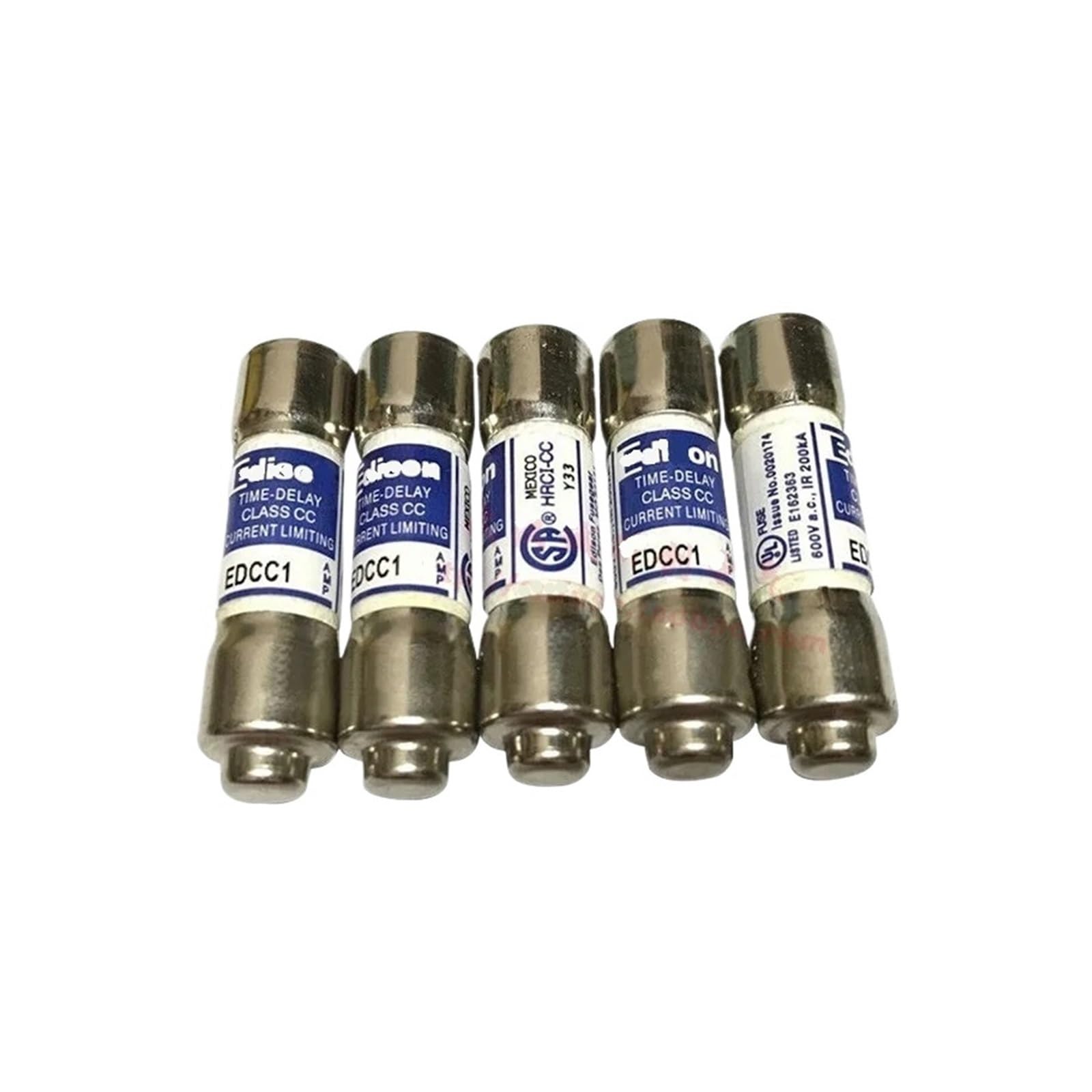 Fusible EDCC12 12A cartouche cylindrique temporisée pour tableau électrique et industrie