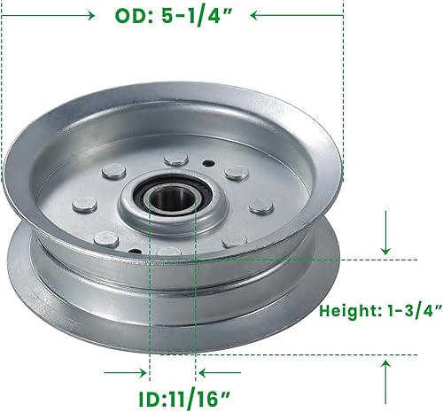 Miniatura 5 de POSFLAG Paquete de 2 poleas tensoras GY20067 con polea tensora GY20629 que reemplazan a John Deere GY22172, GY20067, GY20110, GY22082, GY20629 para