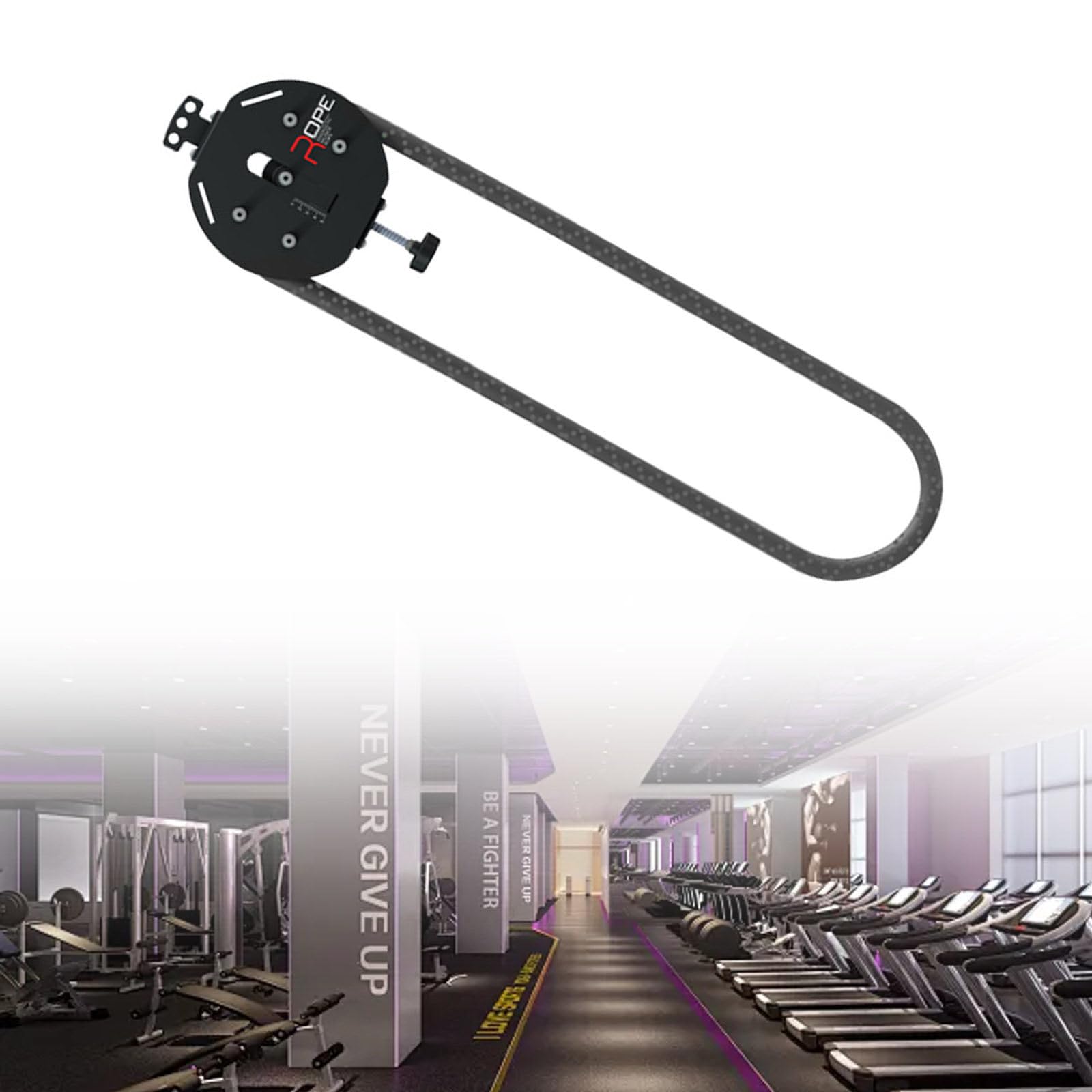 Endless Rope Trainer, resistenza regolabile, per resistenza muscolare, presa, braccia, schiena, allenamento di coordinazione del corpo