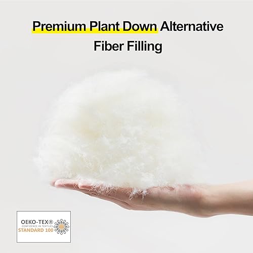 Miniatura 2 de YOUR MOON Almohadas suaves para dormir, almohadas de cama de apoyo, almohada alternativa de plumón esponjoso, almohadas de gel de hotel de lujo para