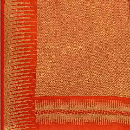 Image of Jaanvi fashion Women's Soft Silk Paithani Saree with Zari Border & Blouse Piece(paithani-silk-yellow-03)