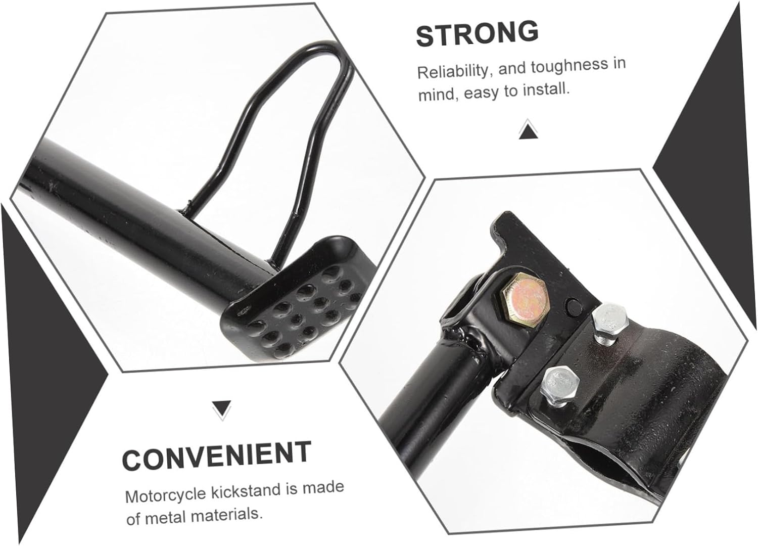 Metal Kickstand Side Stand for Motorcycle and Electric Scooter