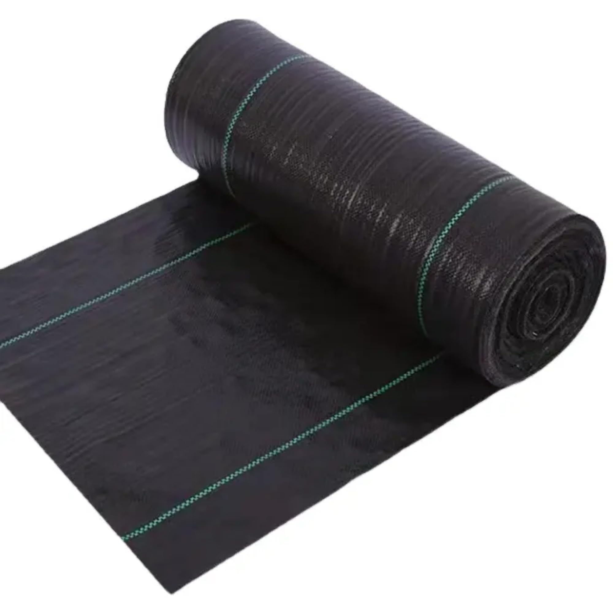 Premium Garden Weed Control Barrier Sheet Mat 0.60 Meter (2 Feet) x 80 Meter, Landscape Fabric 110 GSM Heavy Duty Weed Block Gardening Mat for Gardens, Agriculture, Outdoor Projects (Black)-image-49