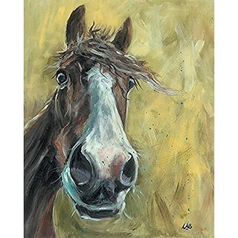 Art Group AFWDC94724 The Louise Brown Oh Hi Canvas Print, Cotton, Multi-Colour, 1.8 x 40 x 50 cm
