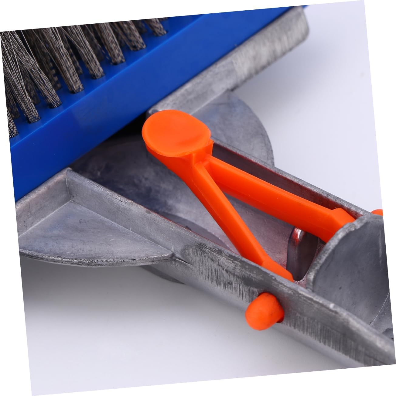 Totority 2pcs Heavy Duty Stainless Steel Swimming Pool Brush Pool Bottom Cleaner Tough Bristles for Efficient