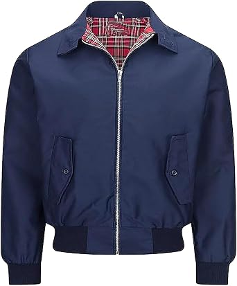 Gal Moda Harrington Jacket men Adults Unisex Ladies Womens Vintage Classic Retro Bomber Tartan