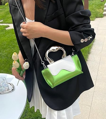 Miniatura 4 de Bolso pequeño de color plateado, bolsos cruzados, bolsos de noche Y2K, bolso de mano para mujer, bolsos de hombro, bolsa de mano para mujer 2023