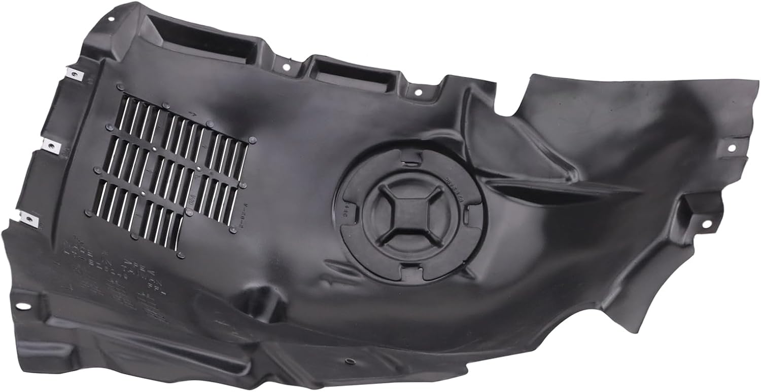 TRQ Front Left Forward Inner Fender Liner Driver Side MB1248207 Compatible with 2014-2025 Mercedes-Benz CLA250 2020-2025 CLA35 AMG