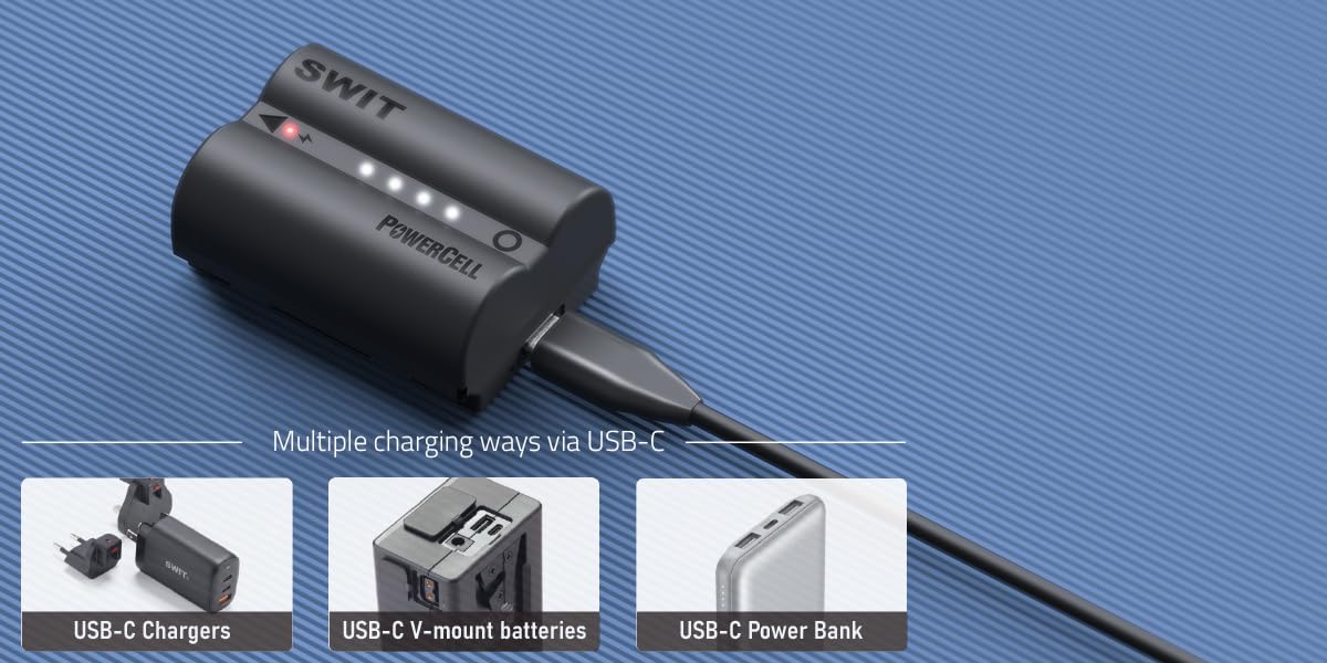 Amazon | PowerCell NP-W235 SWIT 日本製プレミアセル採用 USB-C充電