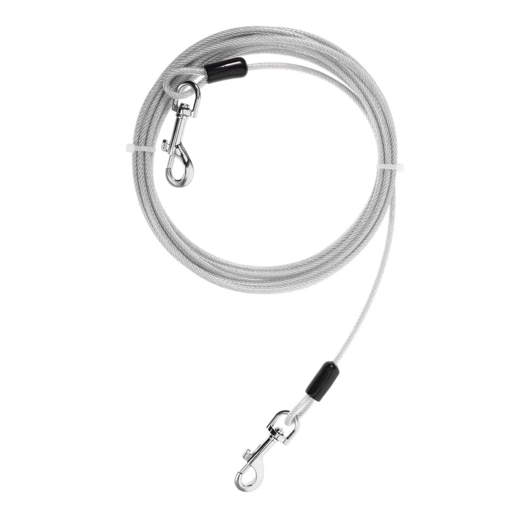 Laisse traction chien inoxydable finie la douleur de main