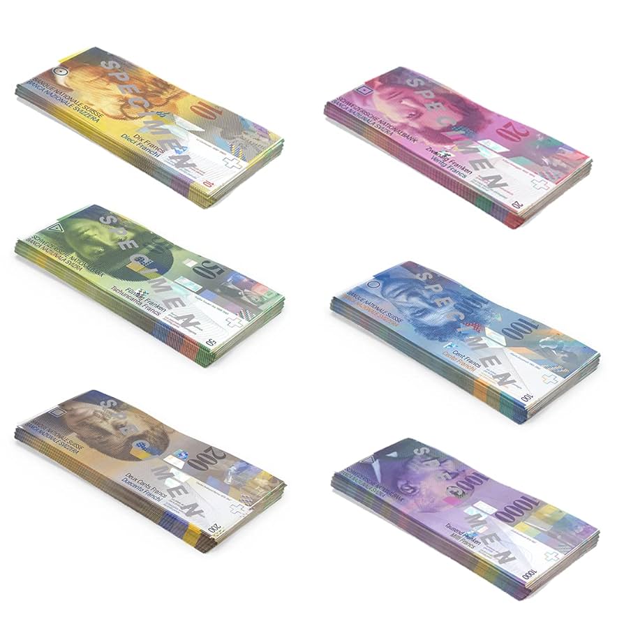 スイスフラン Swiss franc バラ売り可 22079-165-