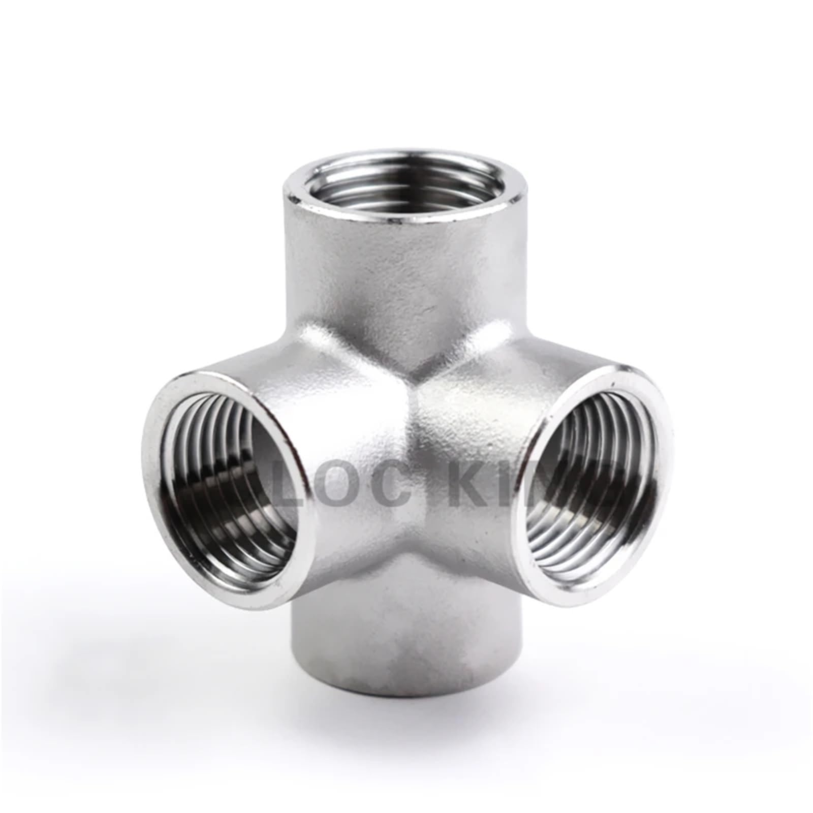 1/4" 3/8" 1/2" 3/4" 1" 2" BSPT Edelstahl 304 Innengewinde Rohrverschraubung 4-Wege Gleichkreuzverbinder SS304 DN15 DN20 DN25(3/8")