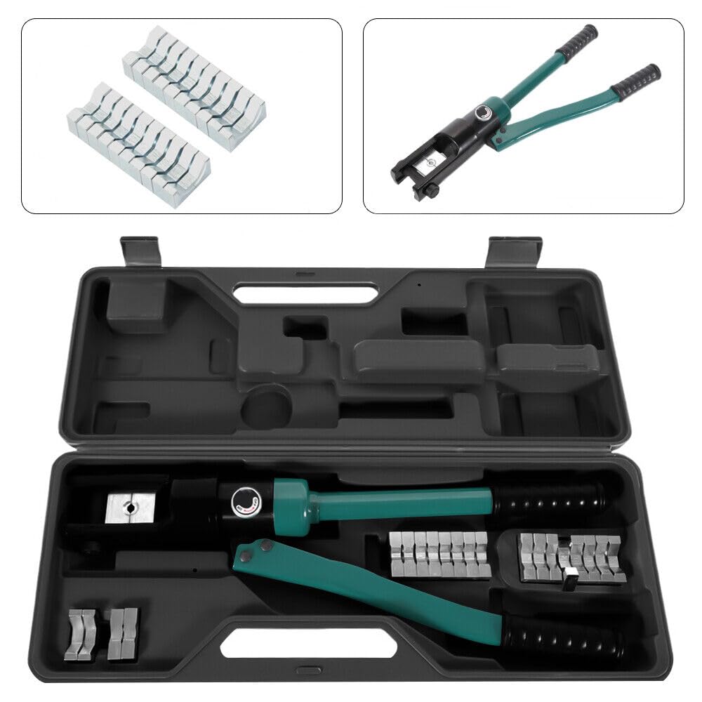 16 tonnellate idraulico crimpatrice idraulica pinza di crimpatura pressa pinze idrauliche pinze per crimpare capicorda pressa con questo kit