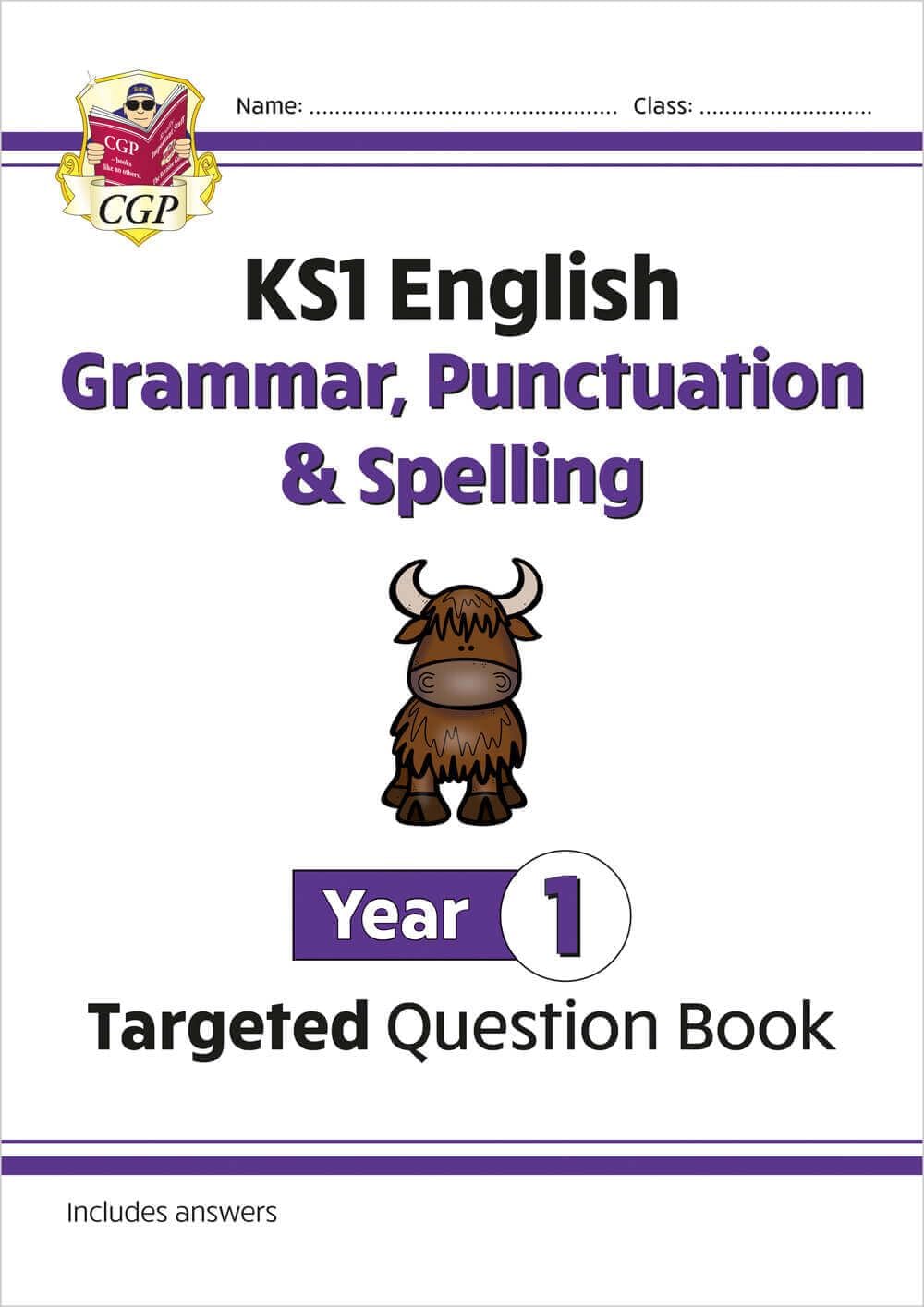 KS1 English Targeted Question Book: Grammar, Punctuation & Spelling