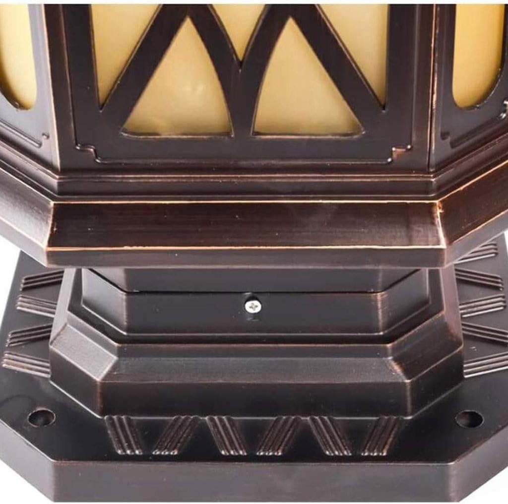 Column Headlight, Outdoor Pillar Light Retro Column Headlight Aluminum Waterproof Villa Garden Lighting Street Light