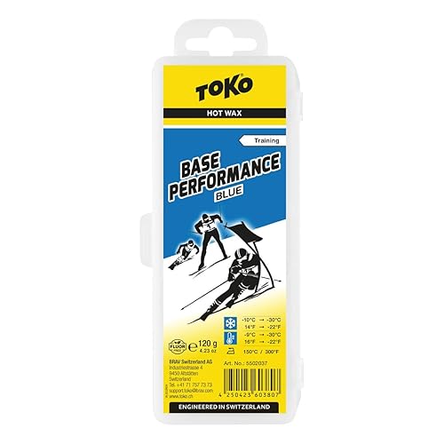 TOKO Solid Base Wax Base Performance for Skiing and Snowboarding
