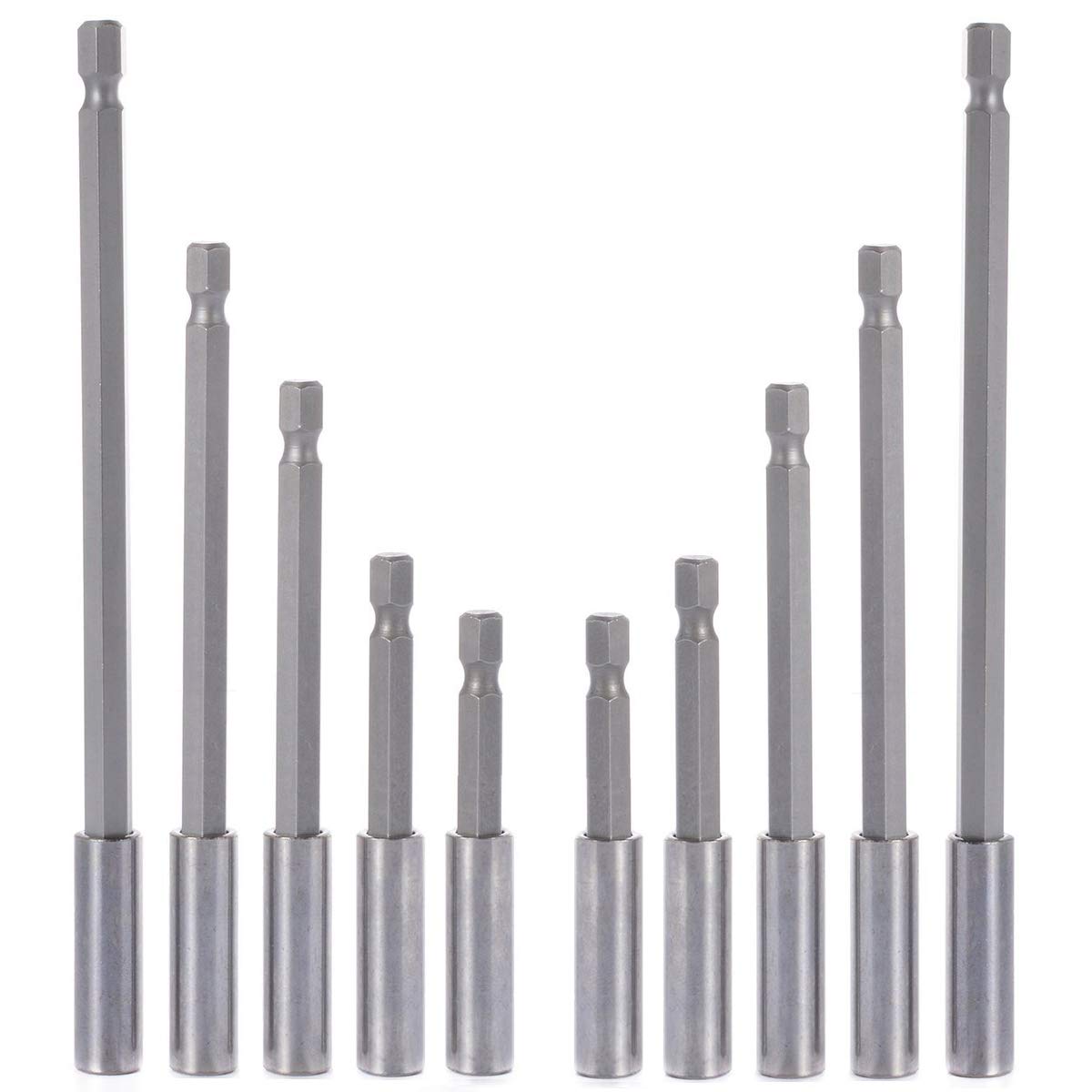 Magnetic Bit Holder Extension - 10 Pieces -5 Magnetic Bit Holder Extension - 10 Pieces -5