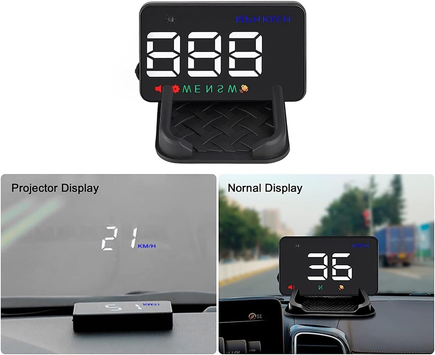 A5 HUD satellite Newest GPS speedometer car hud head up display KM/h MPH For Car Bike Motorcycle Auto Accessories