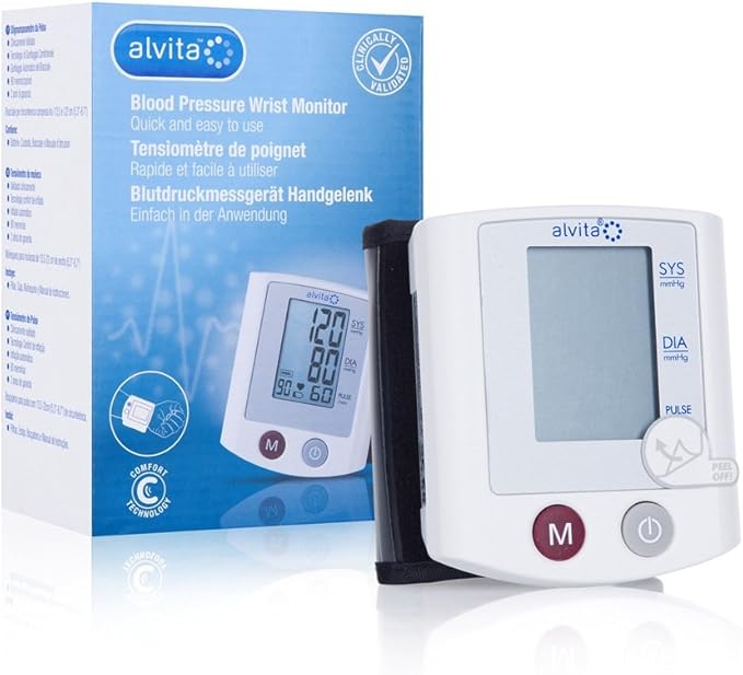 Alvita Wrist Blood Pressure Monitor Amazon Co Uk Health Personal Care