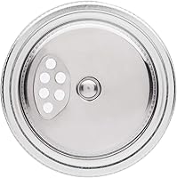 Vista 5 de Jarware Coctelera de especias de acero inoxidable, tapa de especias de tarro de masón de boca regular