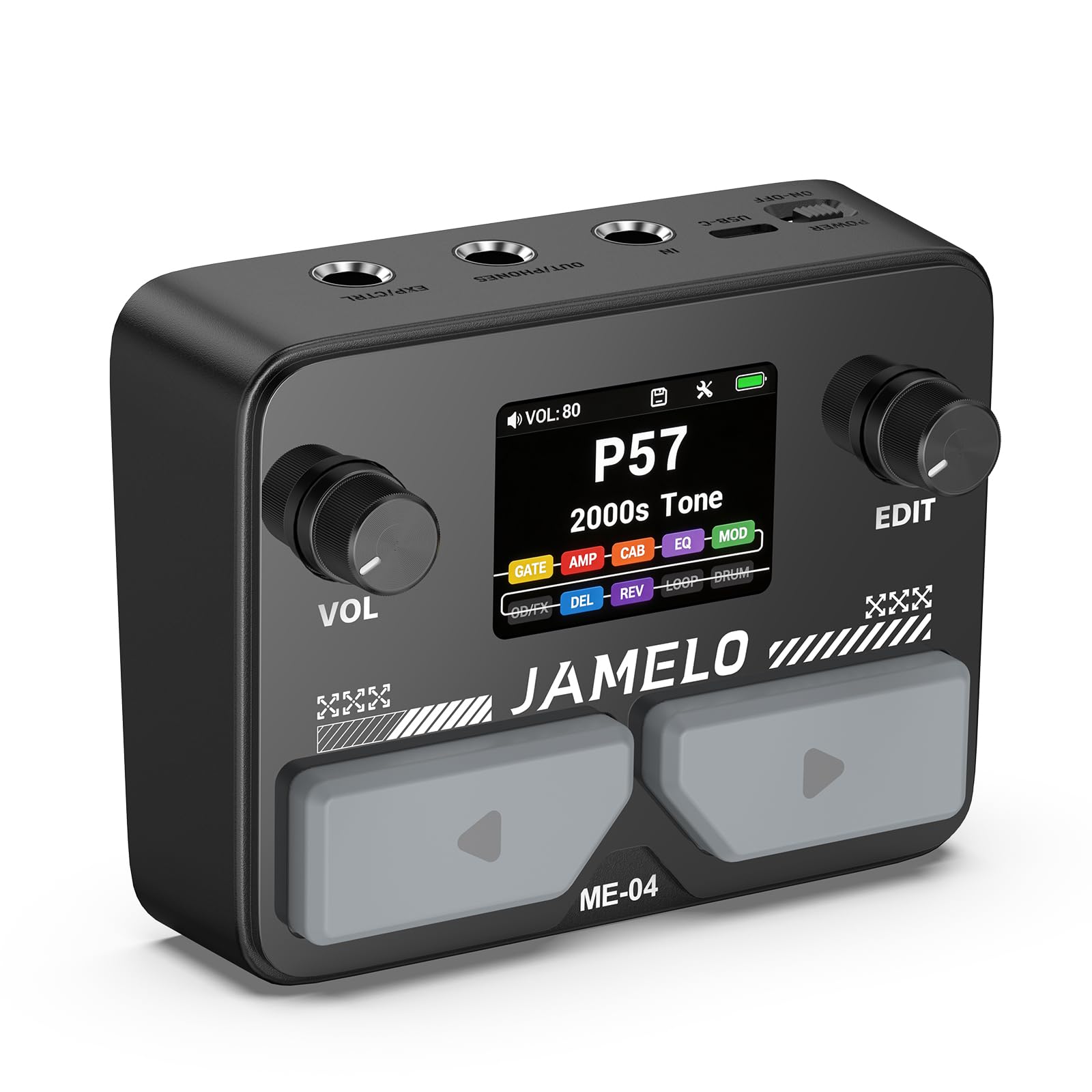 ギター Phantom FX BELLO Low Gain Shaper Amazon.com: JAMELO Pocket Guitar Multi Effects Pedal, with 125