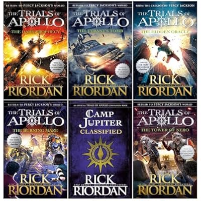 Rick Riordan The Trials of Apollo 6 Books Collection Set