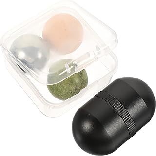 Beatifufu 1 Conjunto De Bola De Pedra Vulcânica Jade Face Roller Rolos Faciais Ferramentas Faciais Jade Roller Jade-Face Roller Facial Massage Jade Beauty Eye Roller Jade Ball Roller