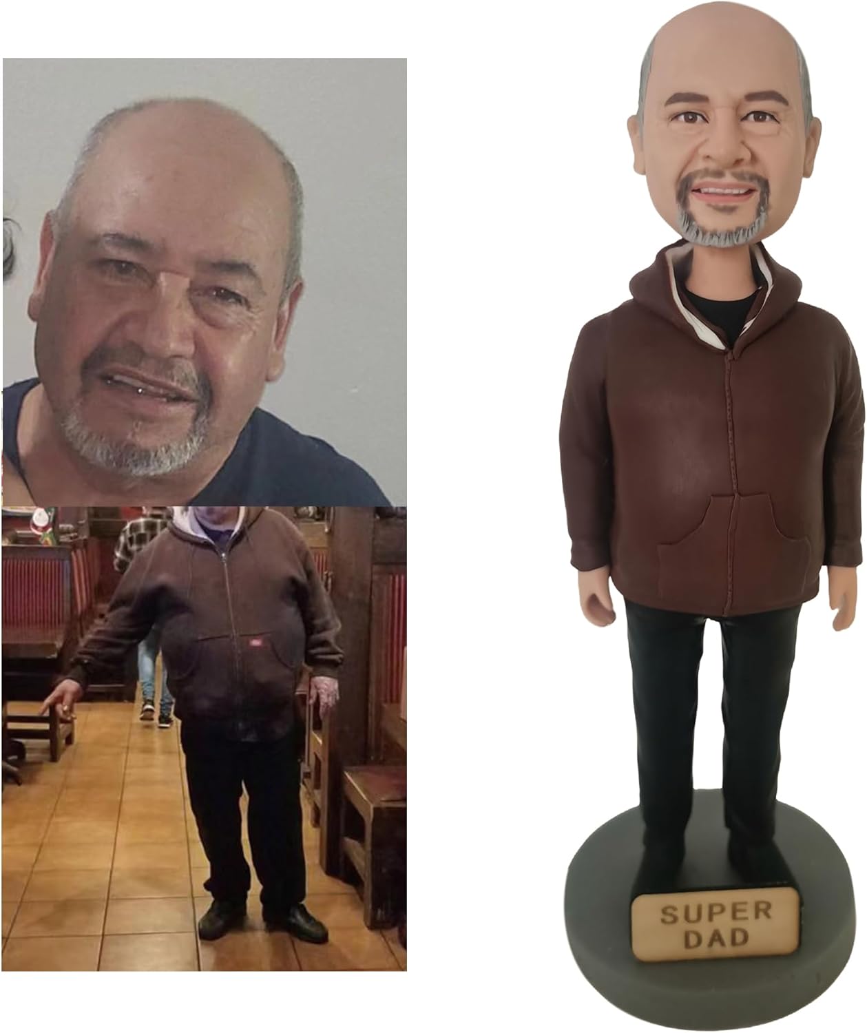 Funnybobbleheads, Custom bobblehead, Handmade Custom, Polymer Clay, Unique Gift, Based on Your Photo, can be Modified, Gift Box delivery