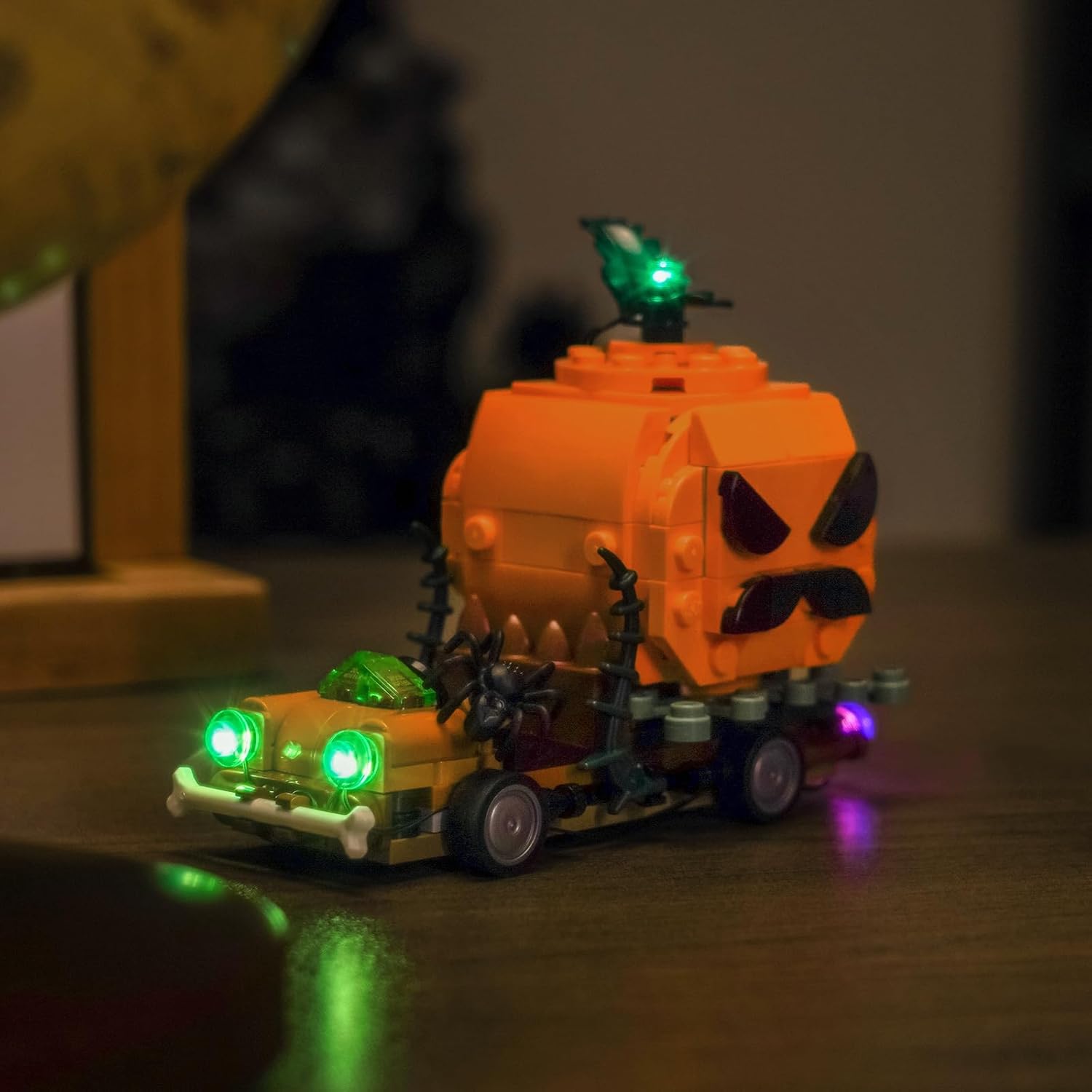 Upgraded Led Light Kit Compatible with Lego Jack O Lantern Pickup Truck Building Set, Lights Decoration Compatible with Lego 40822 (Model Not Included)