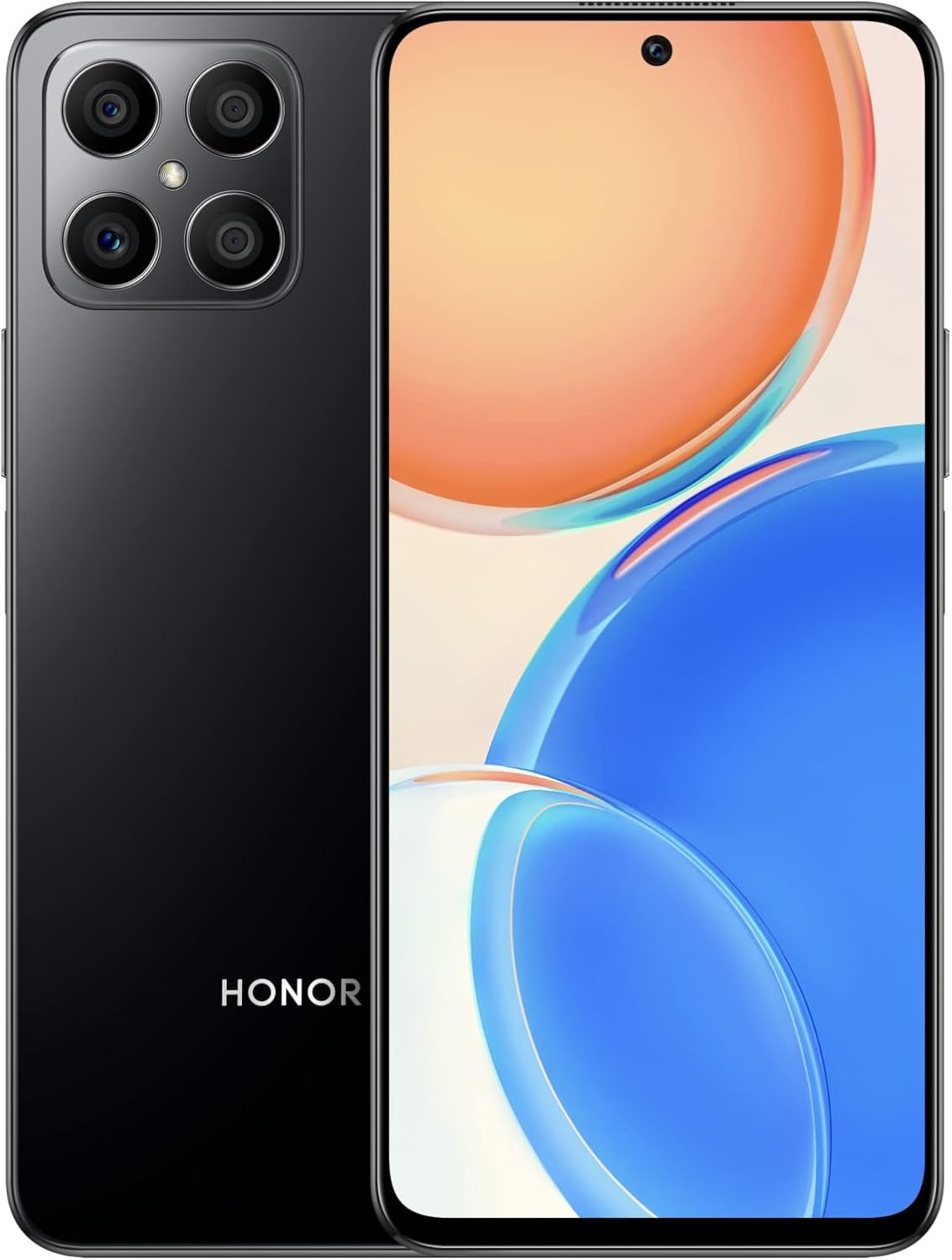 HONOR X8 Dual-Sim 128GB ROM + 6GB RAM (GSM only | No CDMA) Factory Unlocked 4G/LTE Smartphone (Midnight Black) - International Version