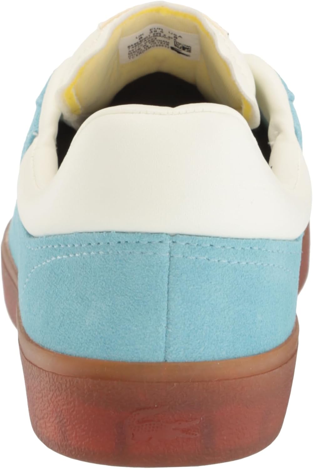 Lacoste Women's BASESHOT Sneaker, LT BLU/DK Gum, 5 - Image 3