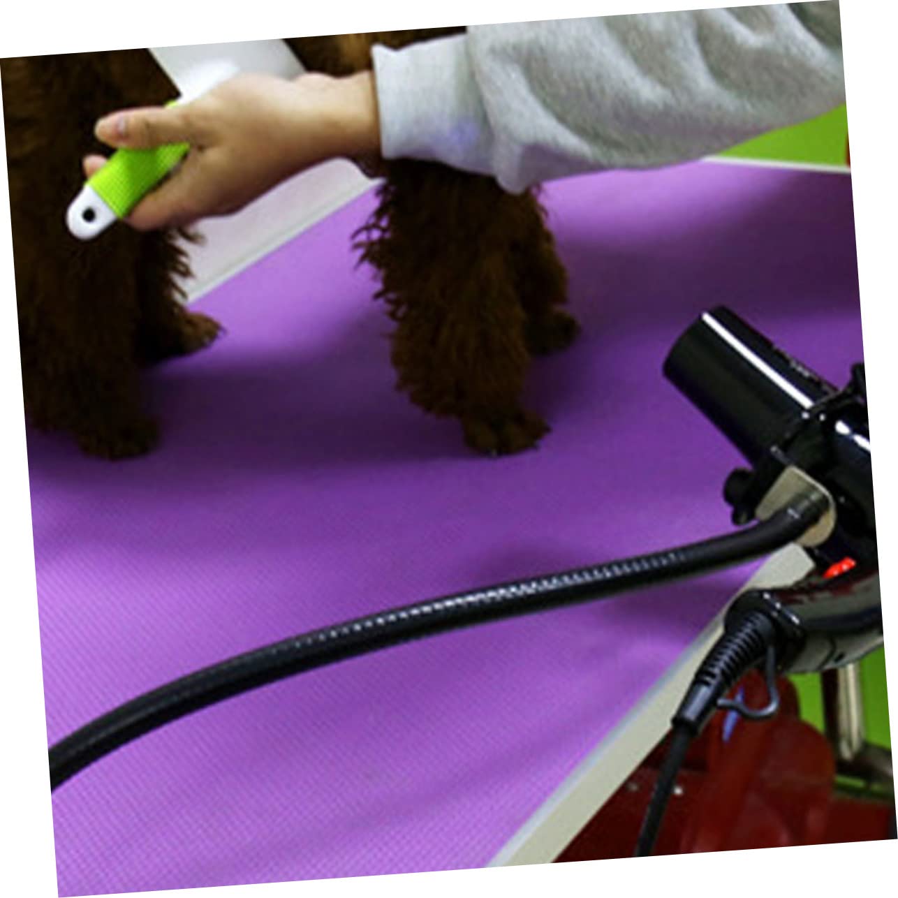 KOMBIUDA Soporte para Secador de Pelo para Clip, Acero Inoxidable, Uso en Mesa, Antideslizante y Ahorra Espacio, Libre de Uso Manual
