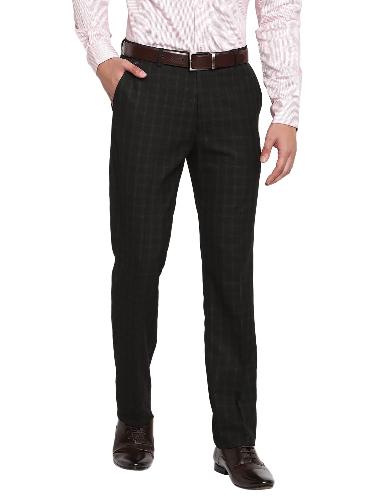 cantabil Men's Regular Fit Formal Pants-picture-16