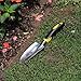 Sinoer Garden Shovel Trowel & Hand Shovel Soft Rubberized Non-Slip Handle, use for Transplanting, Weeding, Moving and Smoothing Digging & Planting