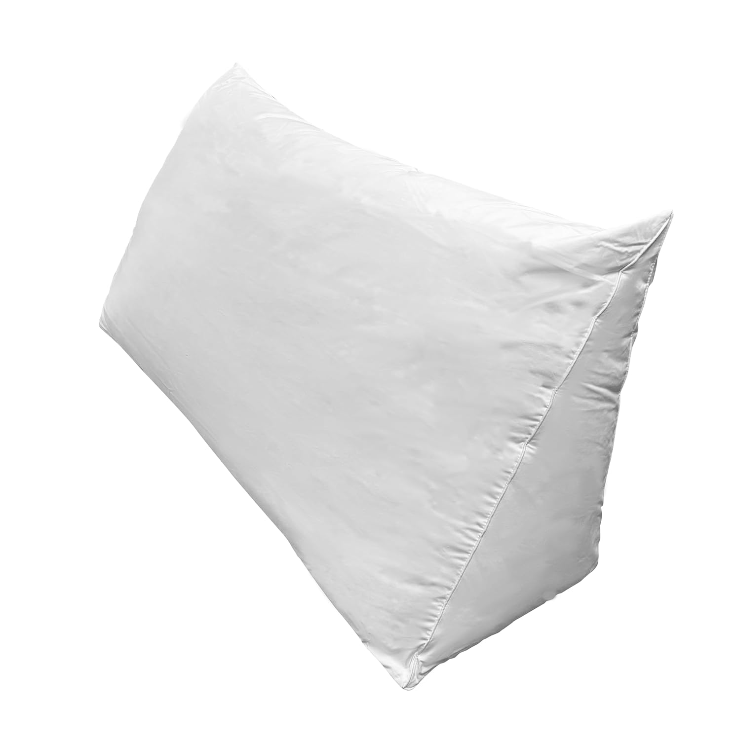 Pillowtex Reading Resting Wedge Pillow Cushion for Sitting in Bed Sofa or Chair Down Feather Blend