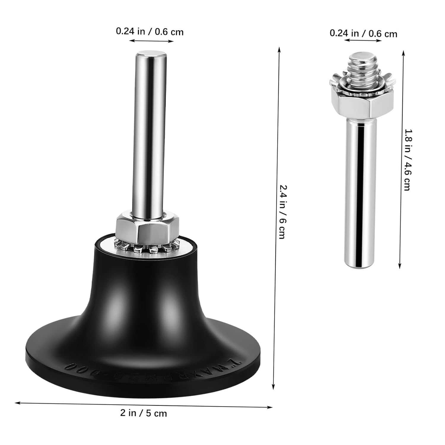 High Efficiency Grinding Disc Pad Holder for Grinder Precise Torque Sturdy Metal Plastic Suitable for Metal Wood Ceramic