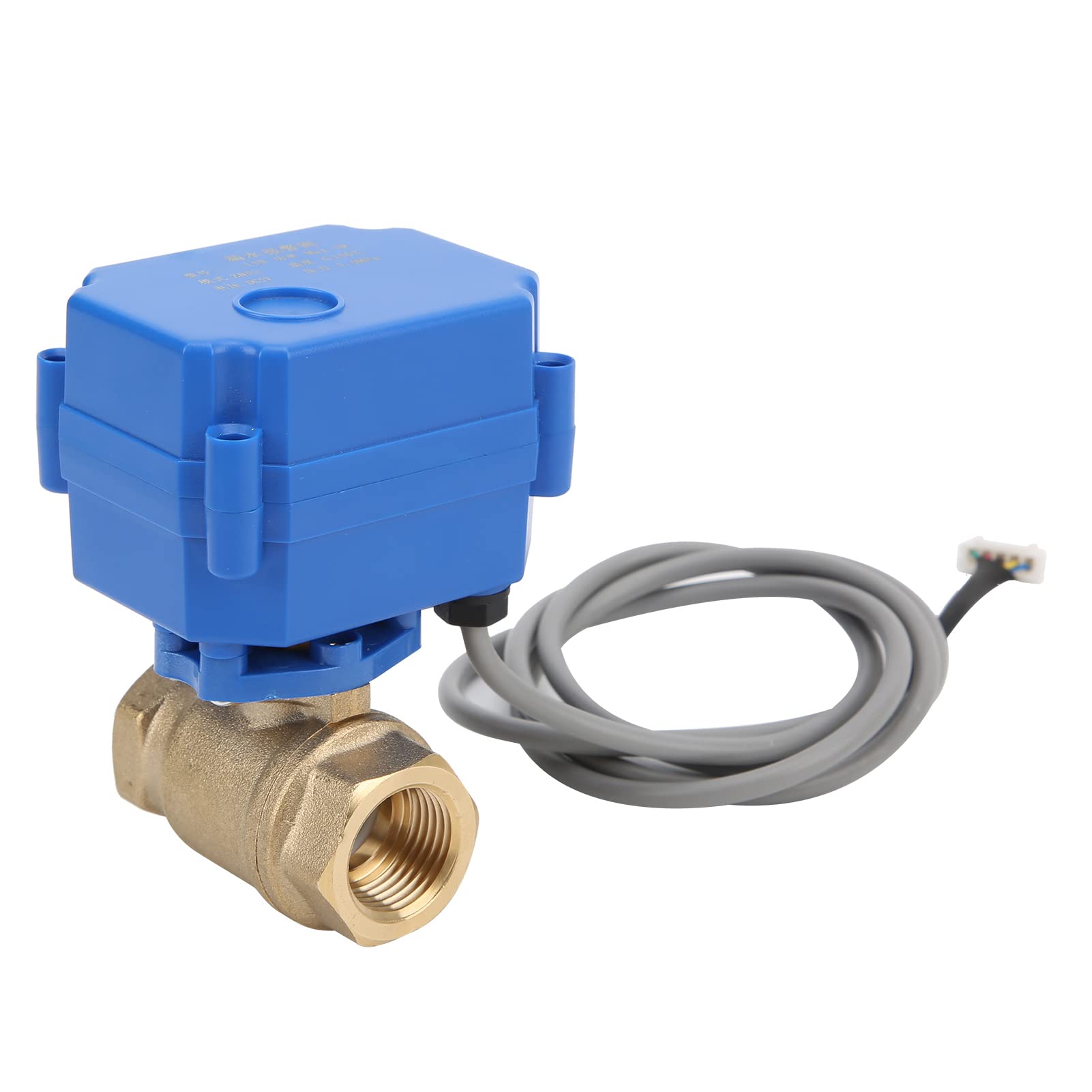 Wasser Lecksensor, Überlaufmelder und Wasseralarm mit 2-Wege-Ventilsteuerung, für Leckageüberwachung und automatische Wasserabschaltung in Bad, Küche und Technikraum