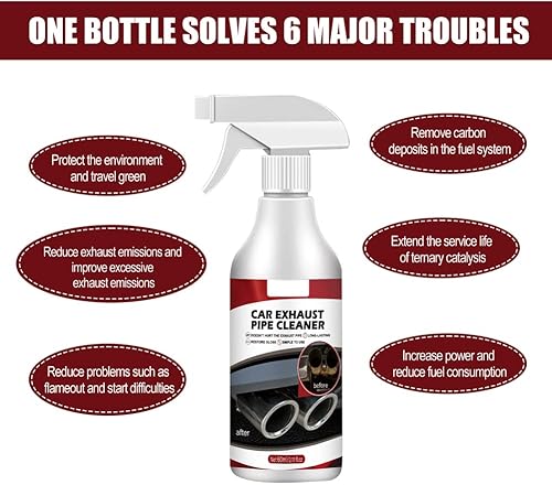 Miniatura 6 de Limpiador exterior de automóvil para automóviles, limpiador de óxido de superficie metálica, agente antioxidante para exteriores, agente