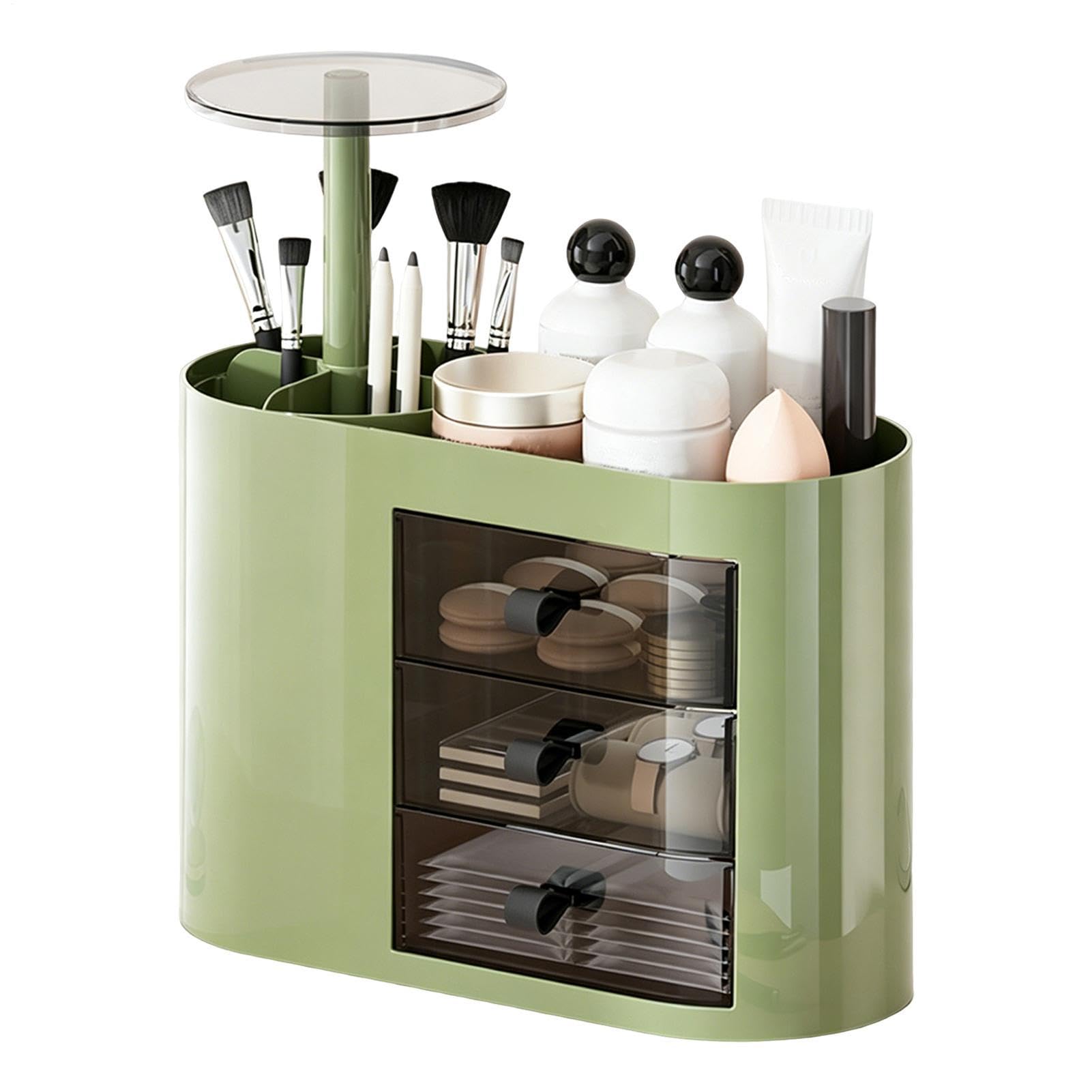 Organizador Cosmético con 3 Cajones de Gran Capacidad | Organizador Almacenaje Cosméticos Tocador para Tocador Perfume Pintalabios Cuidado Facial Baño y Dormitorio