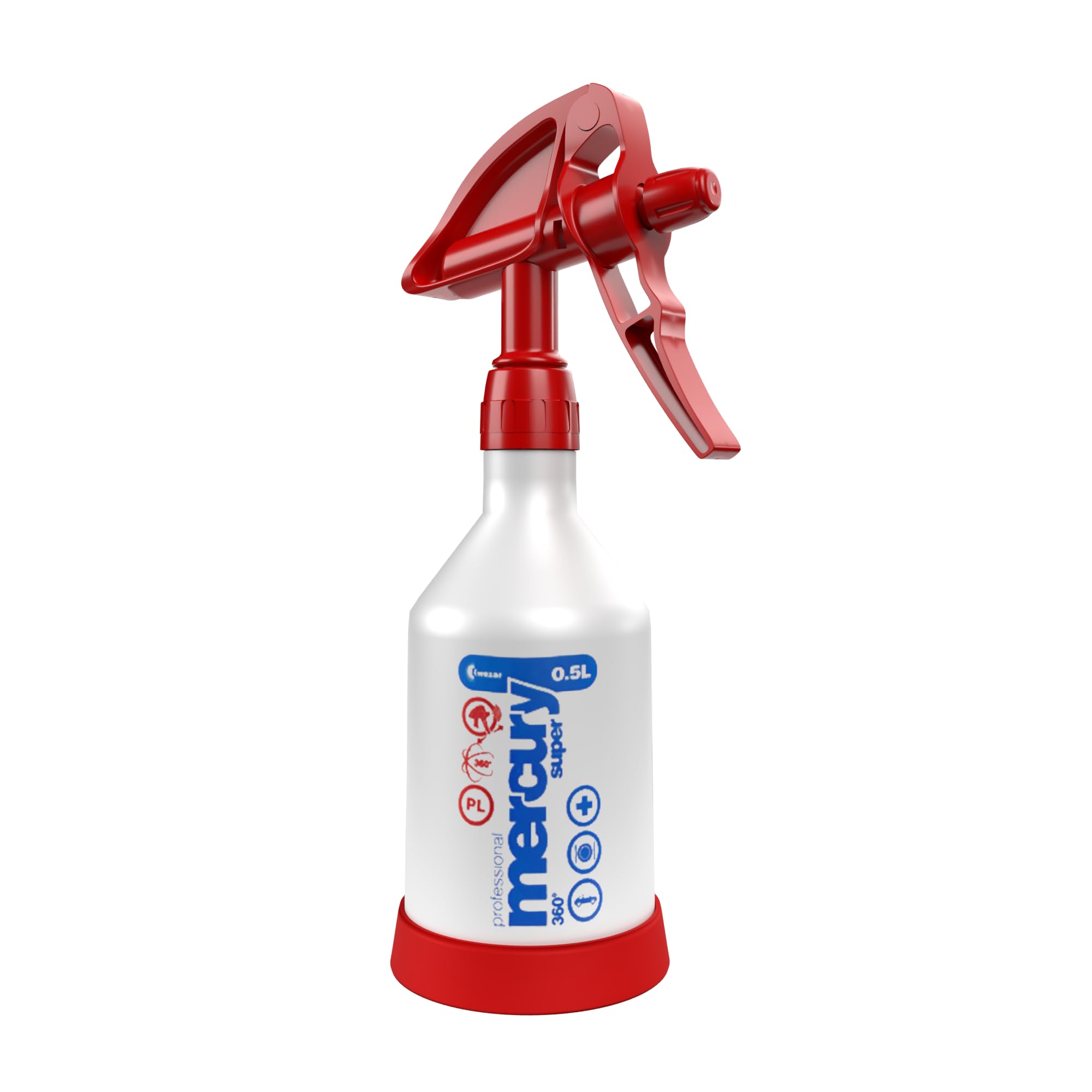 Auto Reinigungsset für Innenraum und Außen | Koch Chemie Green Star Universalreiniger 1L | 4 Kwazar Mercury Super PRO Sprühflasche - Überkopf Sprühfunktion | Reinigungspinsel | zur optimalen Reinigung