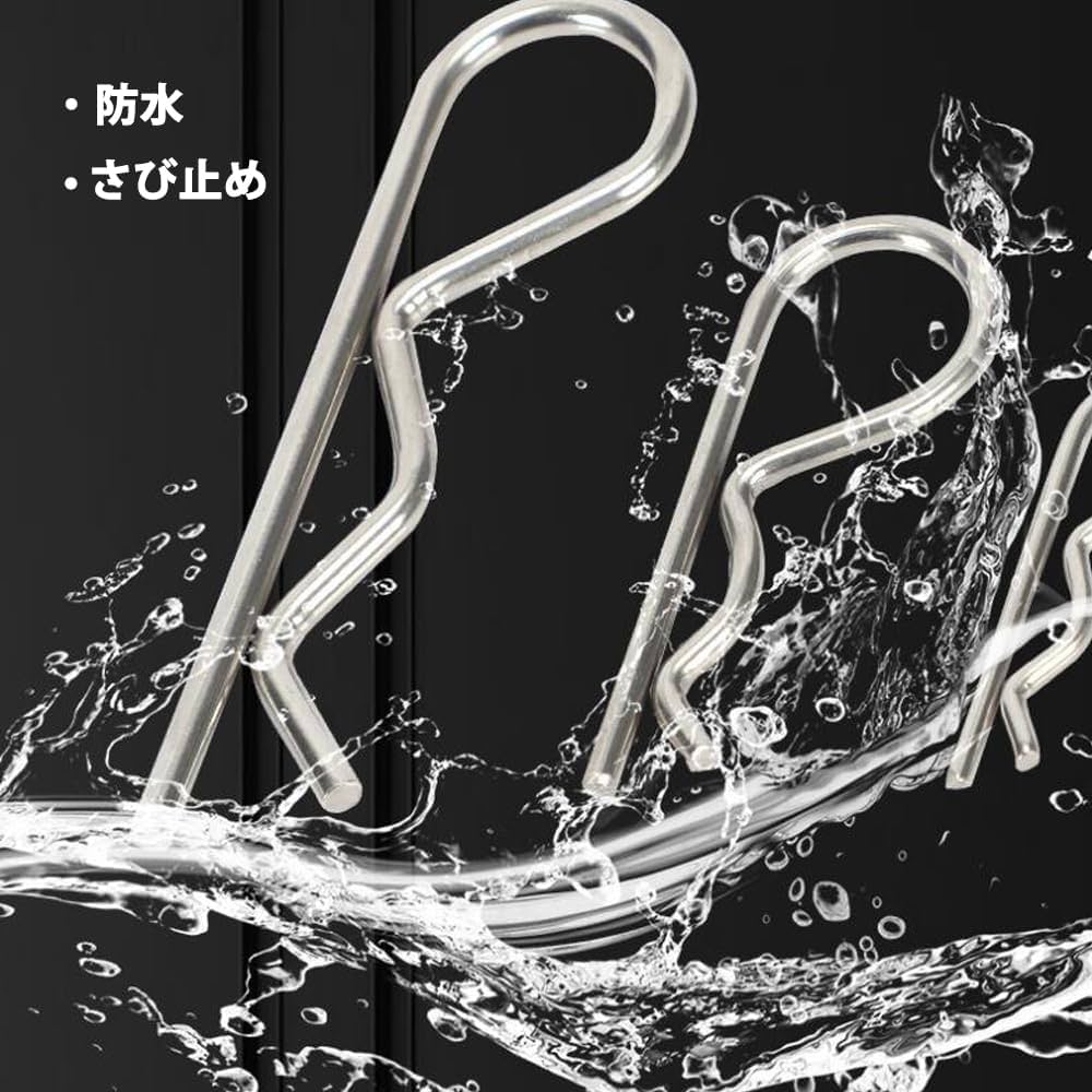 ぴぴんぴページ Amazon.co.jp: Rピン 割りピン 6種類サイズ 100個セット