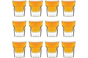 Vikko Shot Glasses 1 oz: Tiny Shooters for Tequila, Liquor, and Espresso