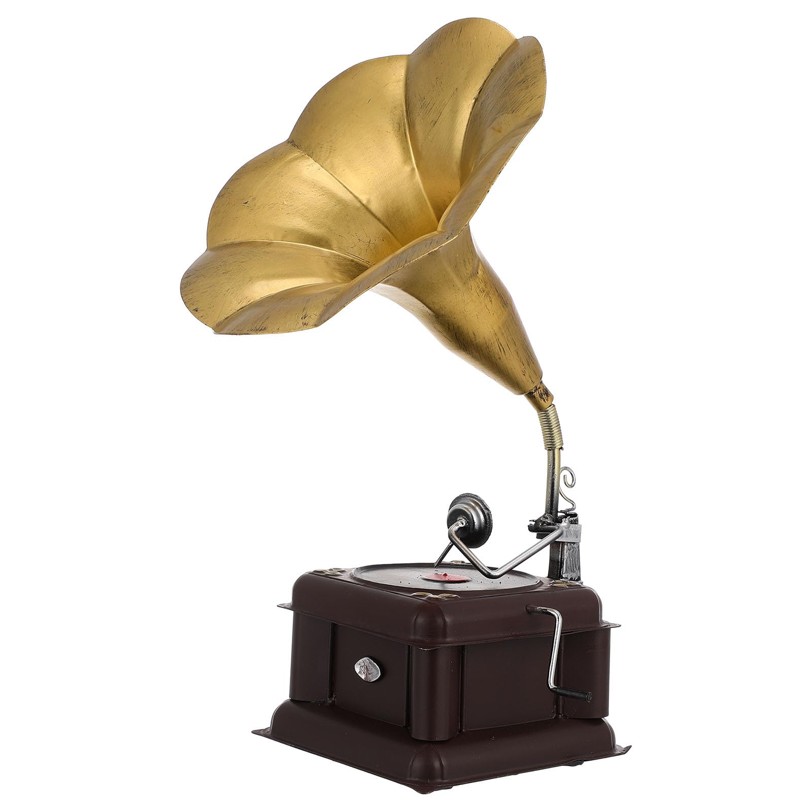 Présent vintage idéal : figurine de gramophone rétro BETOOKY en fer
