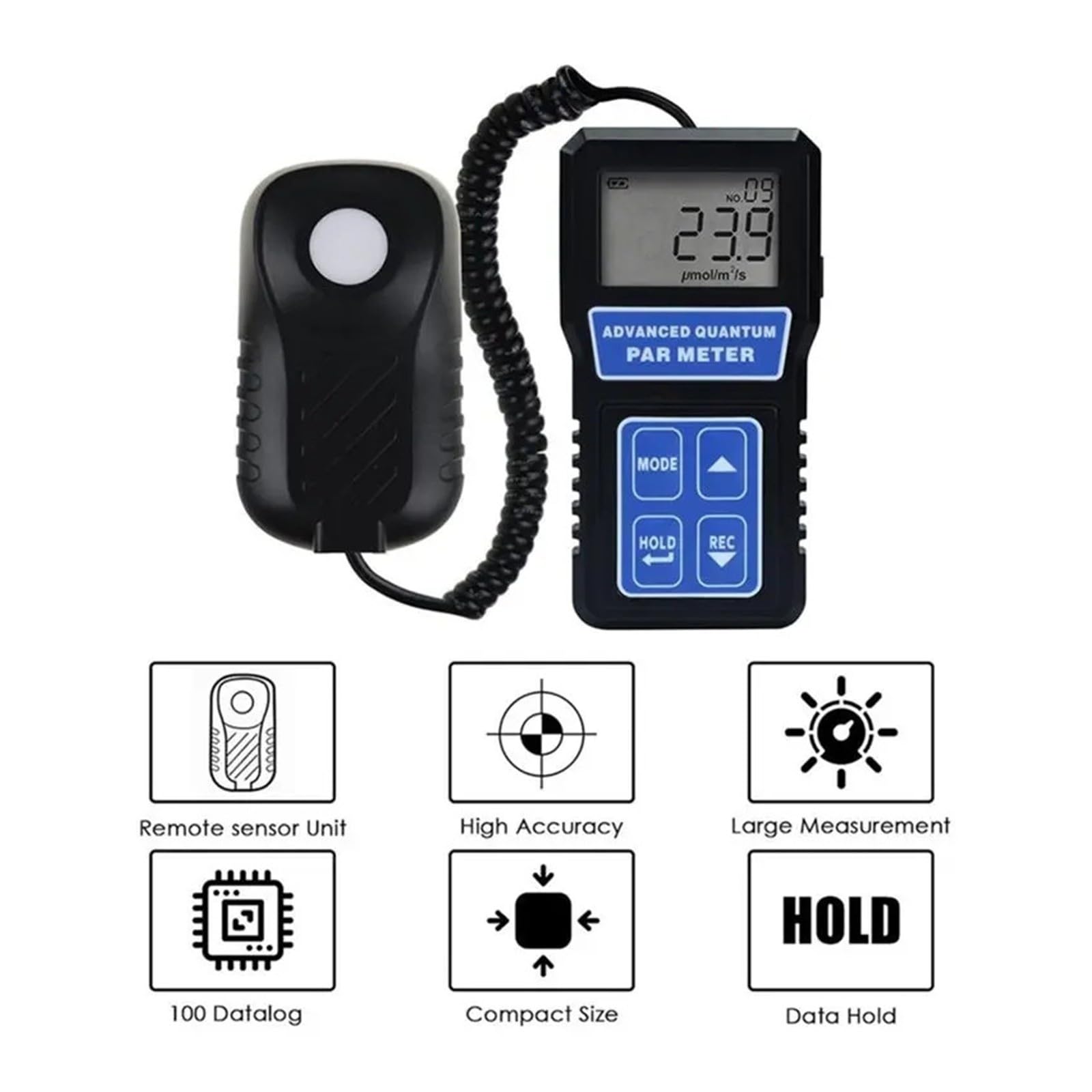Display LCD Del Misuratore PAR Di Tipo Split Digitale PAR-380